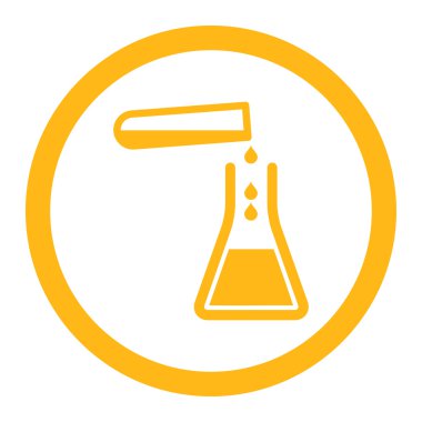 Sıvı transfüzyonu yuvarlak vektör simgesi