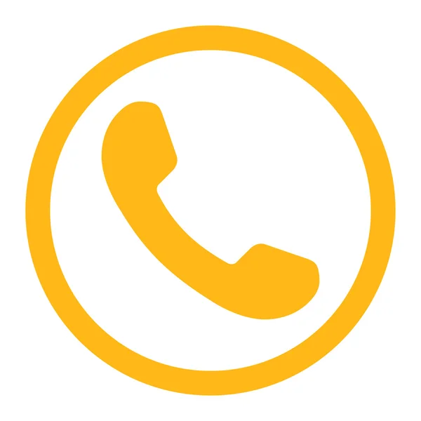Telefon wektor zaokrąglona ikony odbiornika — Wektor stockowy