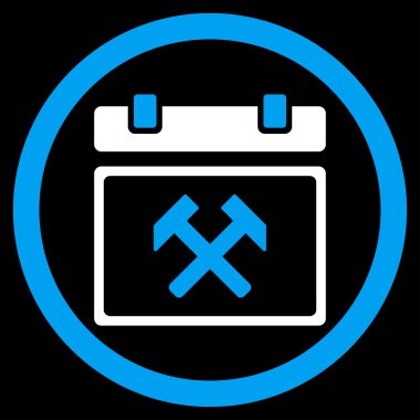 Çalışma ders programı gün simgesi