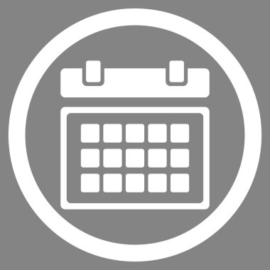 Randevu düz simgesi