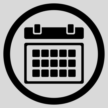 Randevu düz simgesi