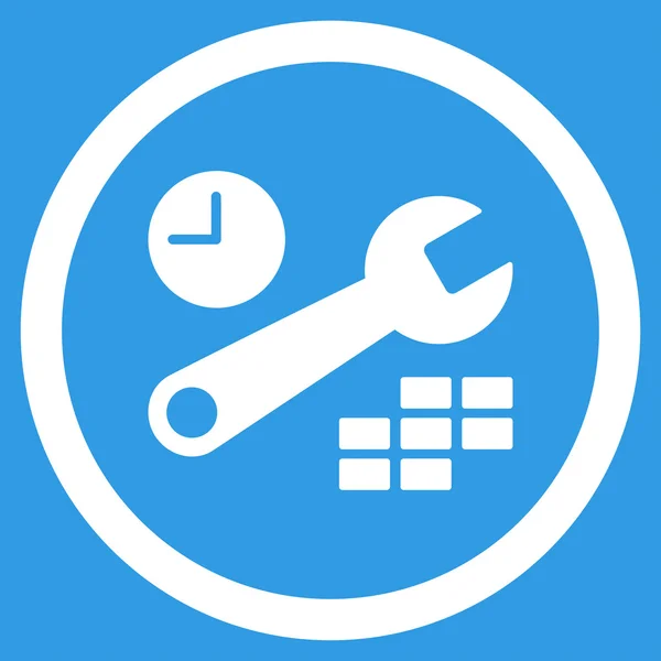 Date et heure Outils Icône — Image vectorielle