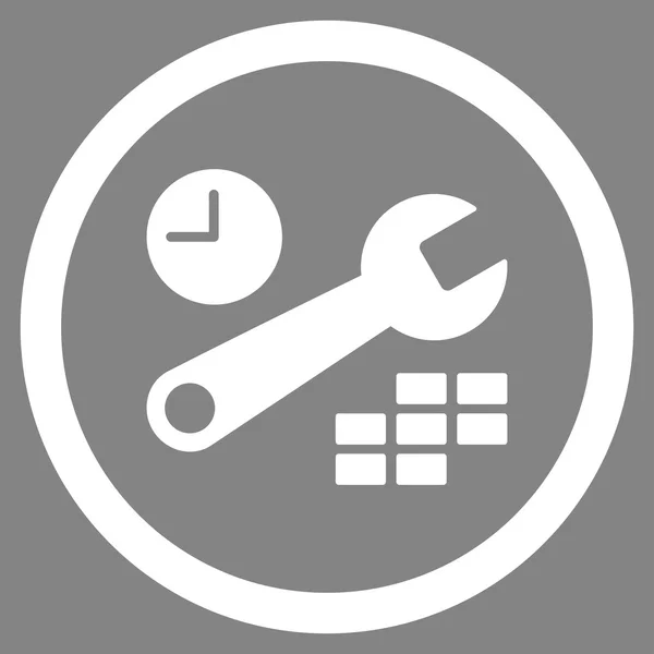 Icono de configuración de fecha y hora — Vector de stock