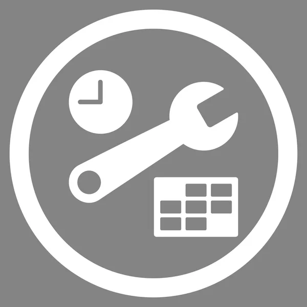 Icono de configuración de fecha y hora — Vector de stock