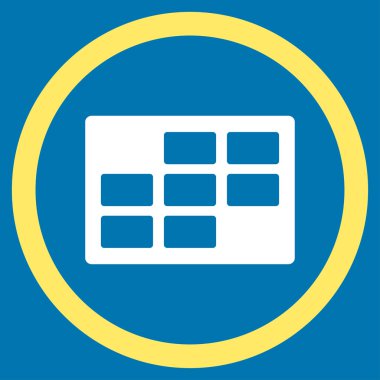 Ders programı veri kümesi simgesini