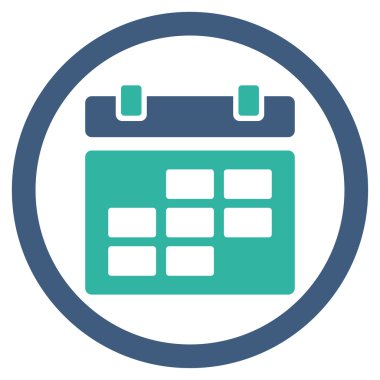 Randevu düz simgesi