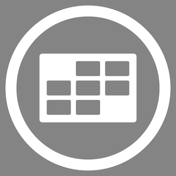 Ikona tabulky plánu — Stockový vektor