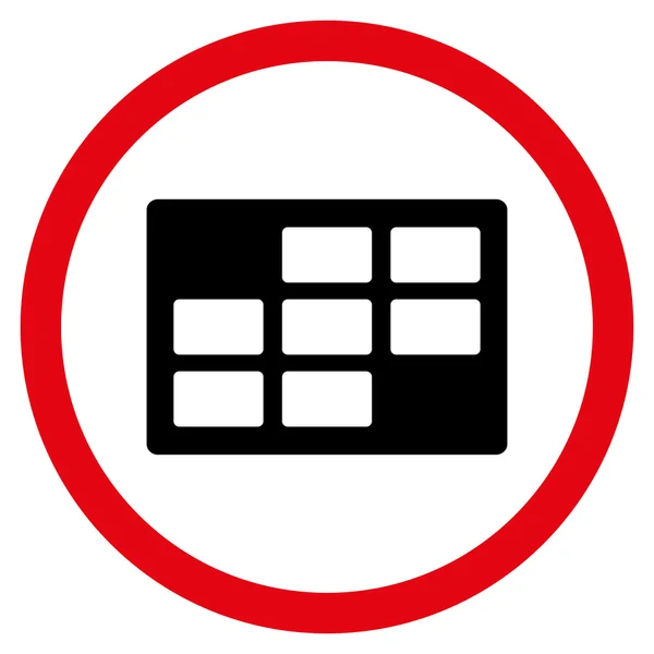 Organisator raster pictogram — Stockvector