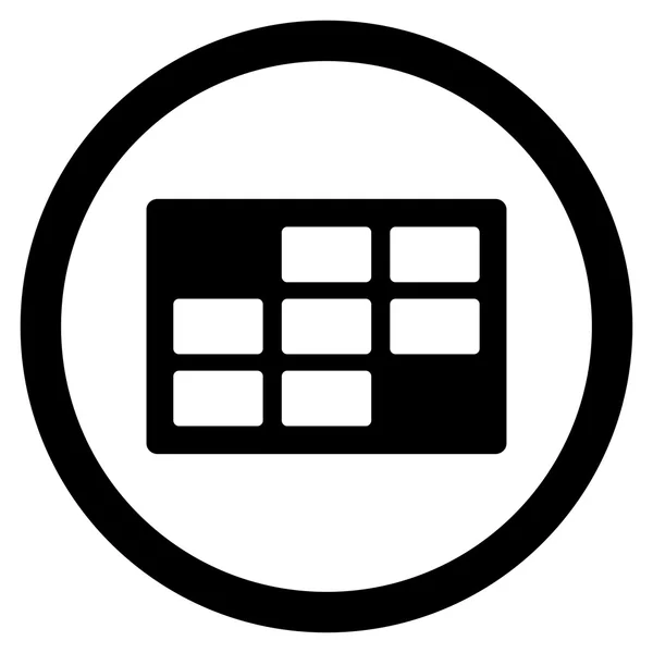 Organizador Icono de mesa — Archivo Imágenes Vectoriales