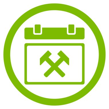 Çalışma randevu gün simgesi