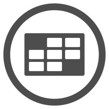 Ders programı tablo simgesini