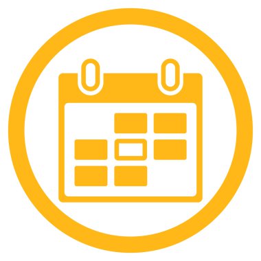 Ders programı gün simgesi