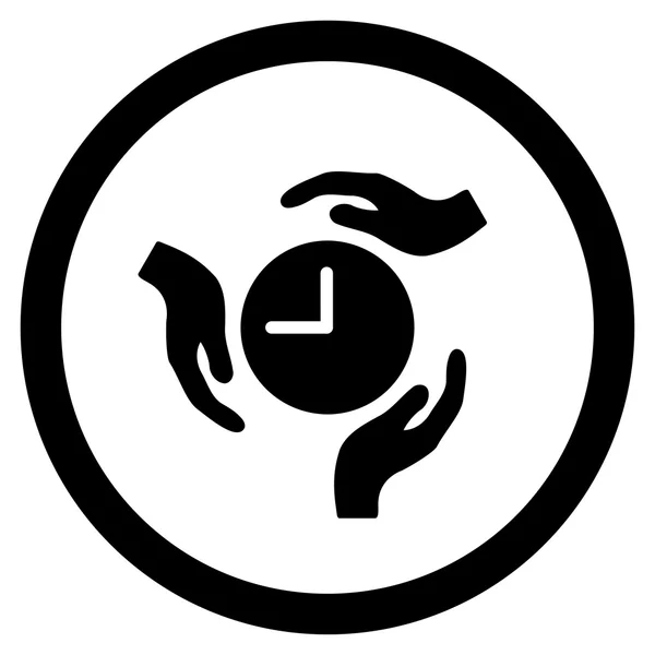 Zorg tijdpictogram — Stockvector