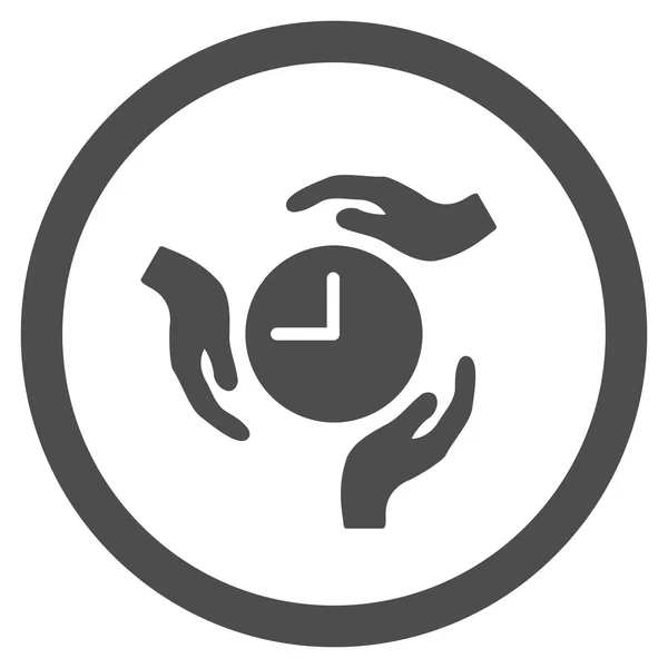 Időben ellátás ikon — Stock Vector