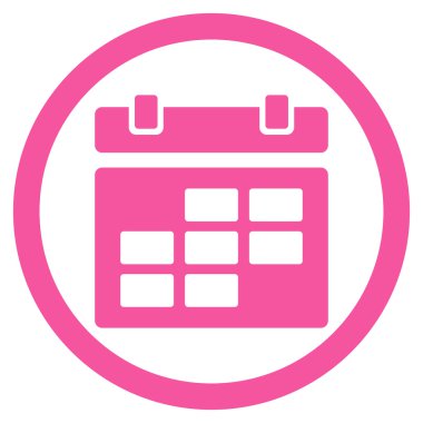 Randevu düz simgesi