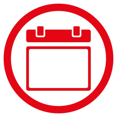 Boş ders programı gün simgesi