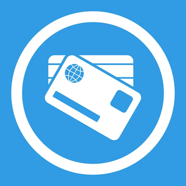 Bankacılık kartları simgesi — Stok fotoğraf