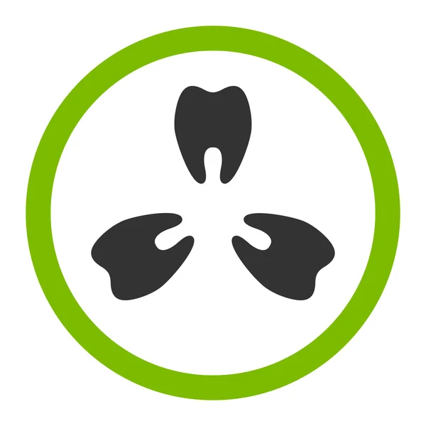 Clínica dental icono — Foto de Stock