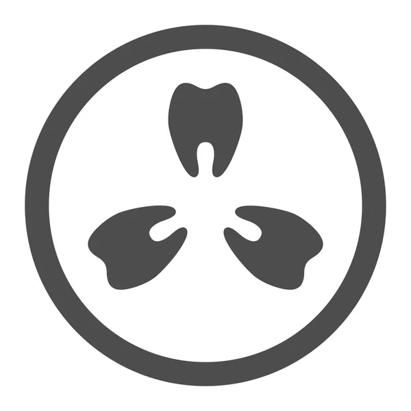 Ikona usług stomatologa — Zdjęcie stockowe