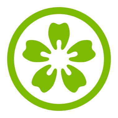 Stomatology düz simgesi