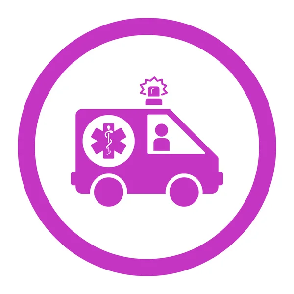Icono de coche ambulancia — Archivo Imágenes Vectoriales