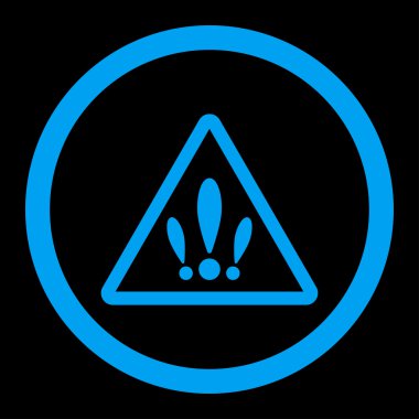 Birden fazla sorun yuvarlak vektör simgesi