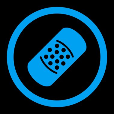 Yama yuvarlak vektör simgesi