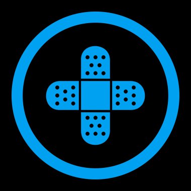 Yuvarlak vektör simge alçı