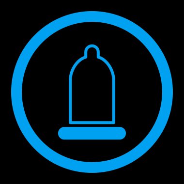 Koruyucu yuvarlak vektör simgesi