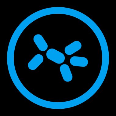 Maya yuvarlak vektör simgesi