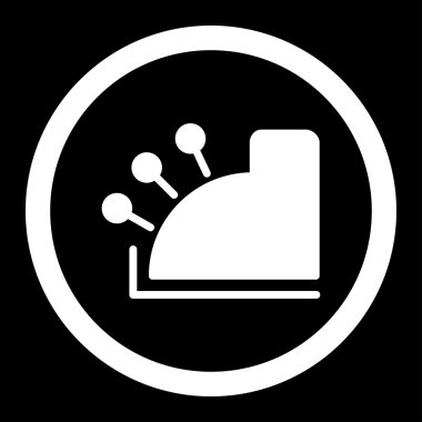 Para yuvarlak vektör simgesi