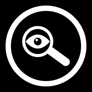 Yuvarlak vektör simge araştırmak