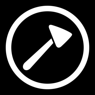 Nörolog çekiç yuvarlak vektör simgesi