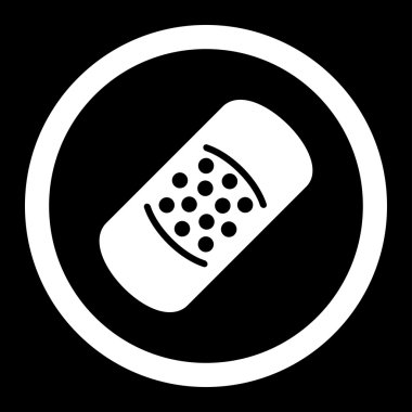 Yama yuvarlak vektör simgesi