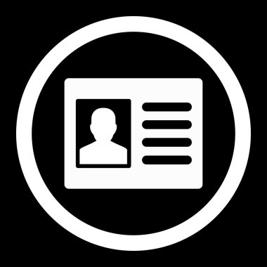 Hasta hesabı yuvarlak vektör simgesi