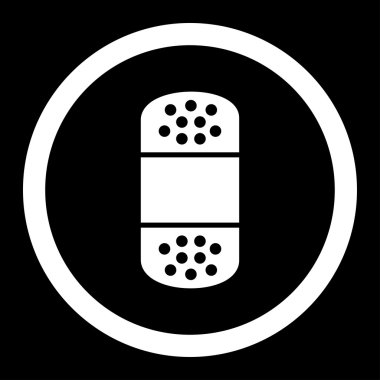 Yuvarlak vektör simge alçı