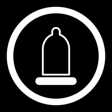 Koruyucu yuvarlak vektör simgesi