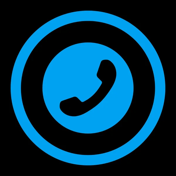 Número de teléfono redondeado Vector icono — Archivo Imágenes Vectoriales