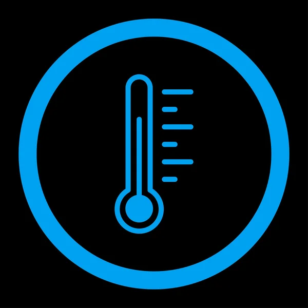 Nivel de temperatura redondeado Vector icono — Archivo Imágenes Vectoriales