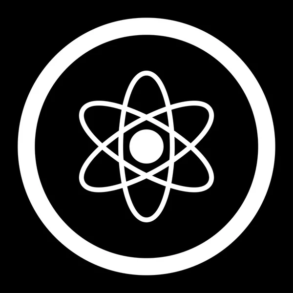 Atom 丸みを帯びたベクトル アイコン — ストックベクタ