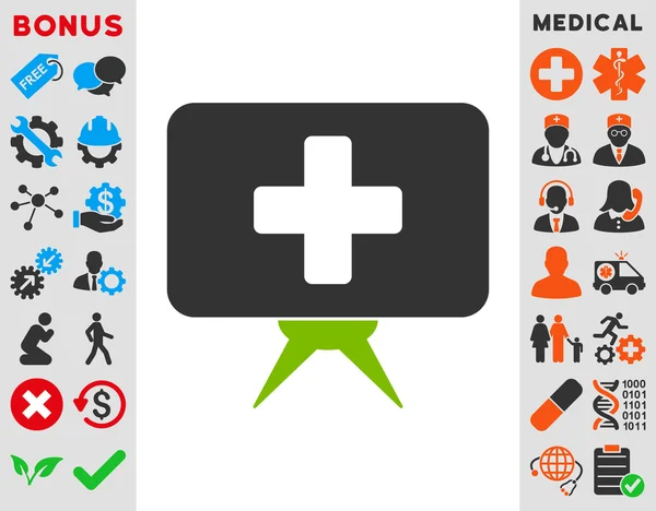 Health Care Presentation Icon — Stock Photo, Image