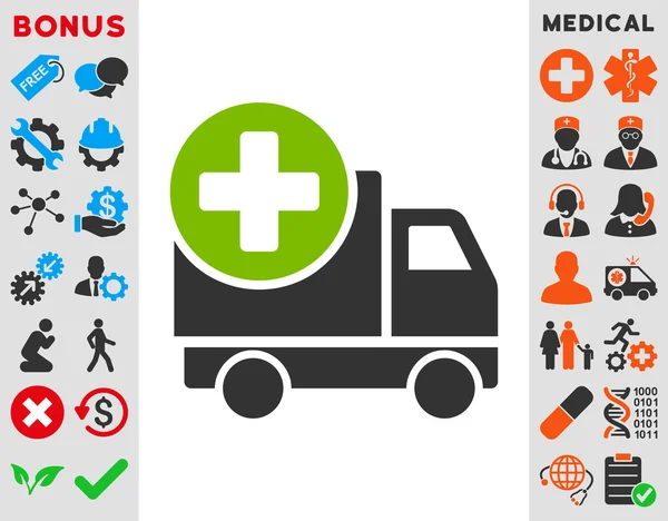 Icona di consegna medica — Foto Stock