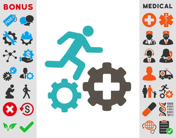 Treatment Process Icon — Stock Photo, Image