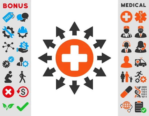 Icono de distribución de farmacia —  Fotos de Stock