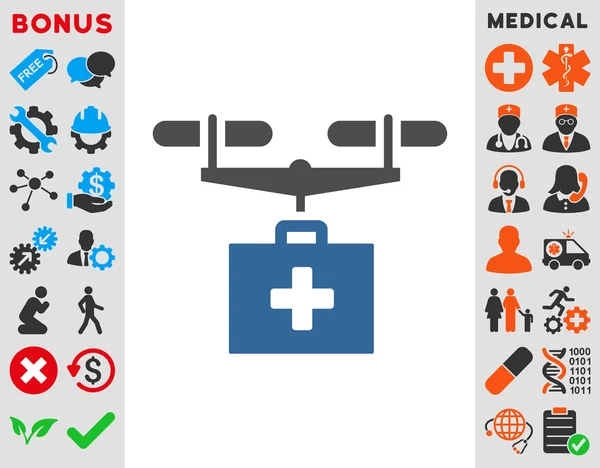 DrugsDrone Levering Pictogram — Stockfoto