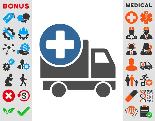 Icono de entrega médica — Foto de Stock
