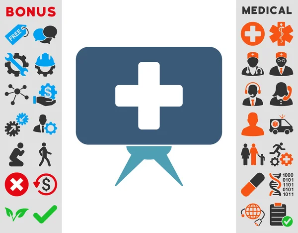 Health Care Presentation Icon — Stock Photo, Image