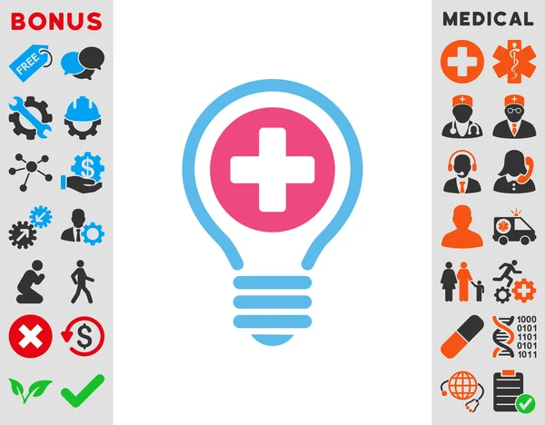 Medical Bulb Icon — Stock Photo, Image