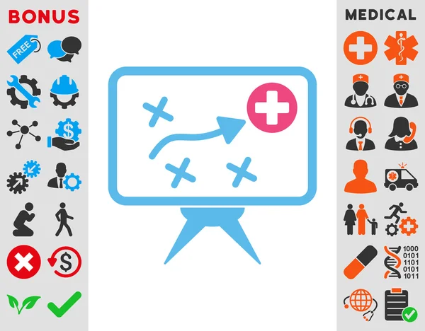 Icono de Estrategia de Salud —  Fotos de Stock