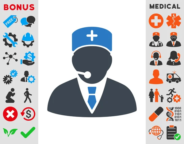 Medical Manager Icon — Stock Photo, Image